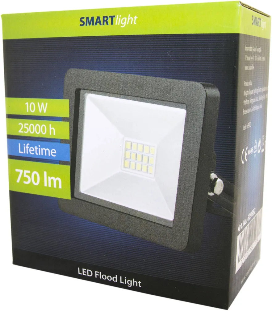 LED PROŽEKTOR SMARTLIGHT SLIM 10W 800LM 4000K