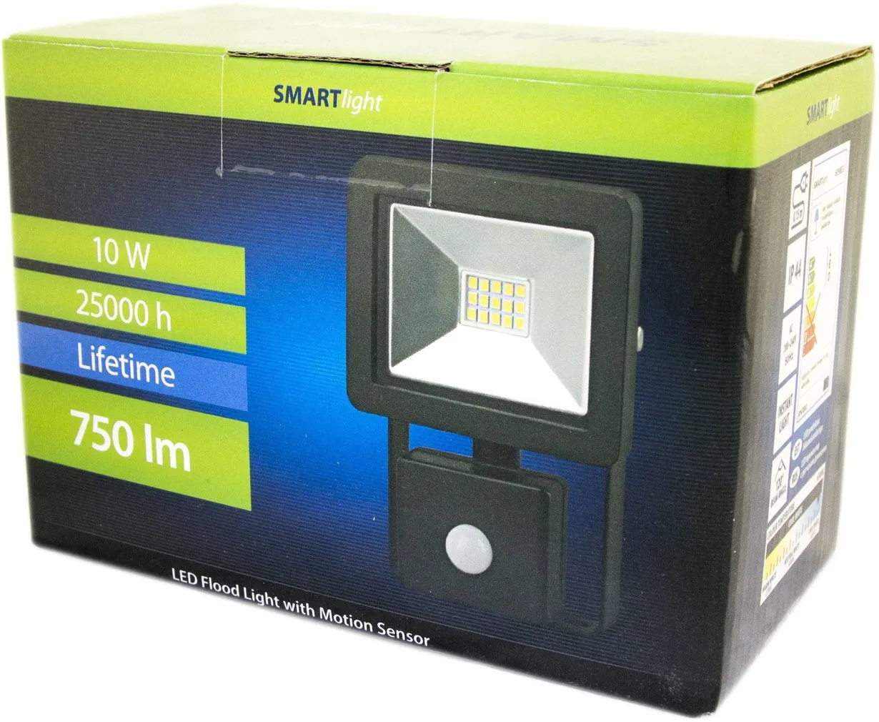 LED PROŽEKTOR SMARTLIGHT SLIM 10W 800LM 4000K LIIKUMISANDUR