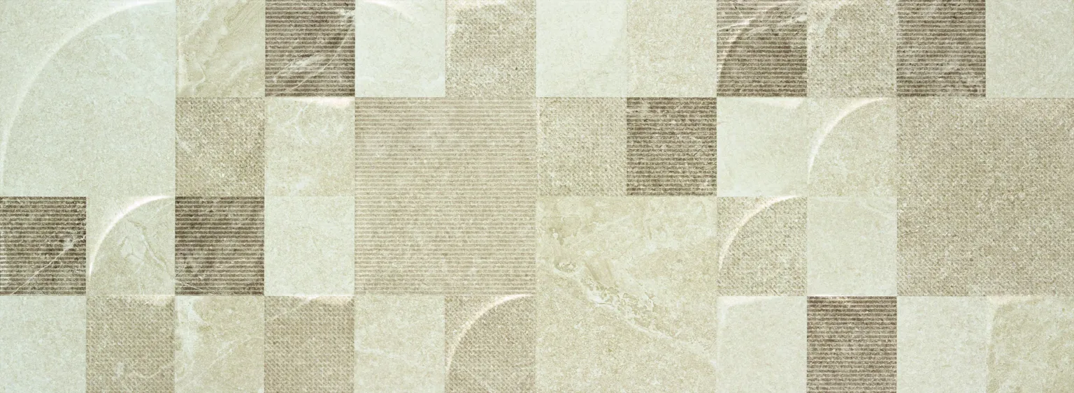 KERAAMILINE SEINAPLAAT ALAPLANA BODO WARM MOSAIC BRIL 33,3X90 1,2M² PAKIS