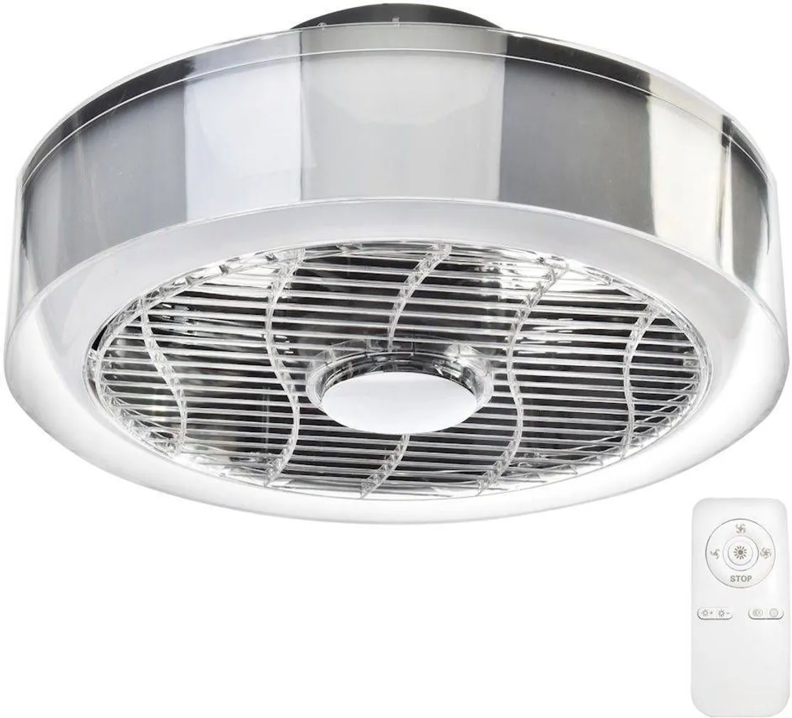 LAELAMP VENTILAATORIGA MILAGRO MISTRAL 45W PULT KLAAR