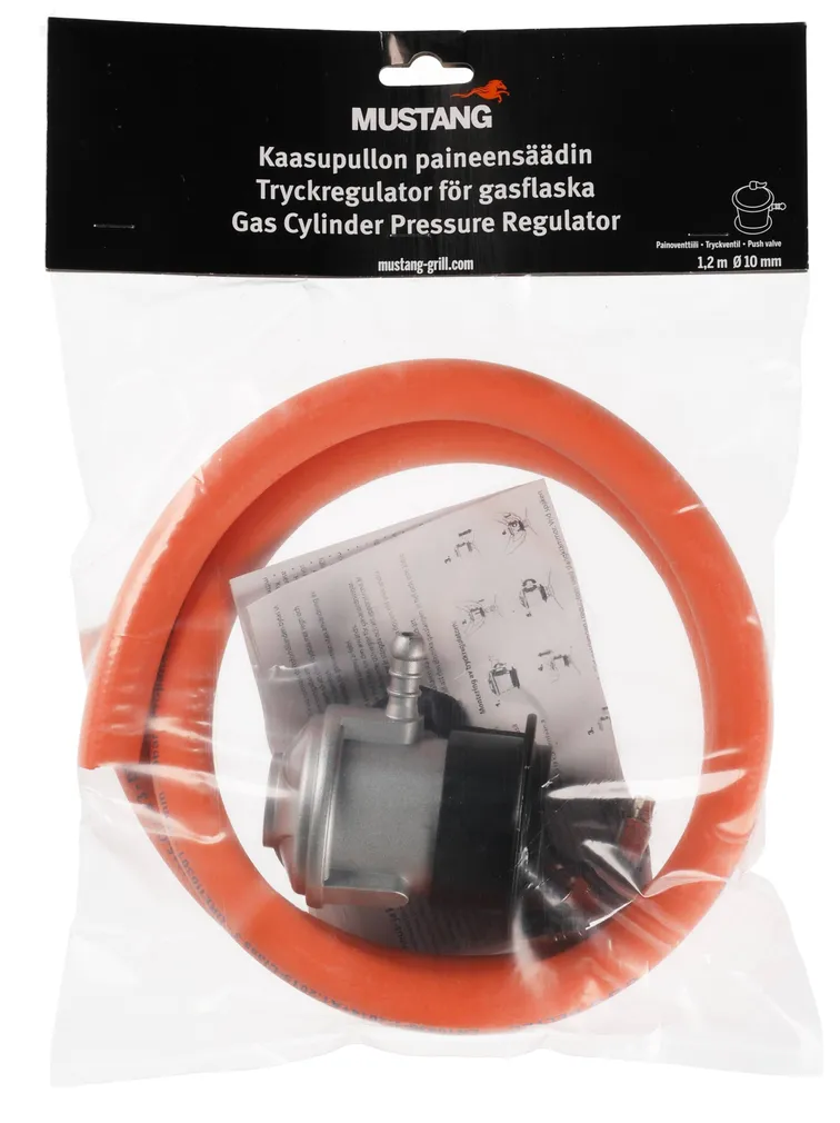 GAASIREGULAATORI KOMPLEKT MUSTANG VOOLIK 1,2M 10MM