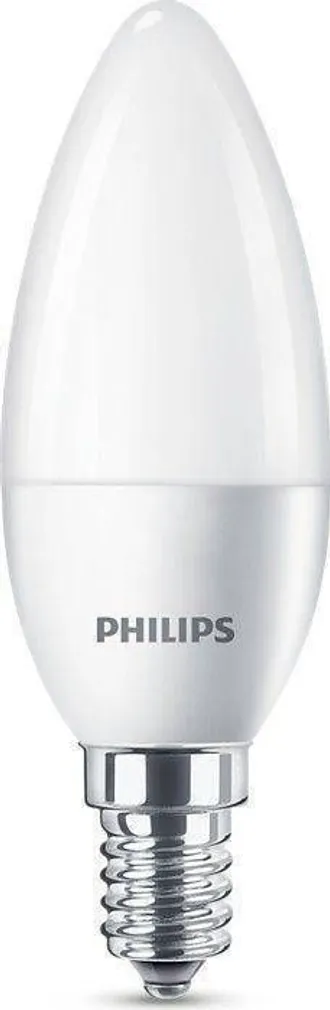 LED LAMP PHILIPS 5,5W B35 E14 2700K MATT 2TK PAKIS PHILIPS