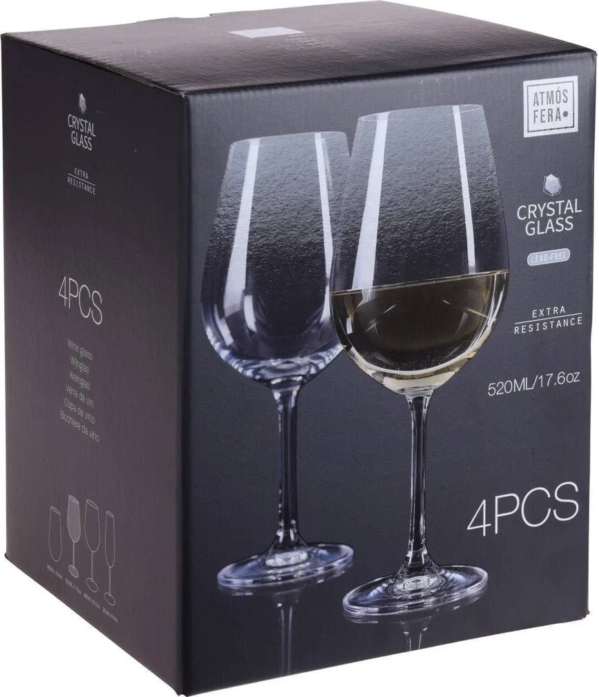 VEINIPOKAALID 520ML 4TK PAKIS