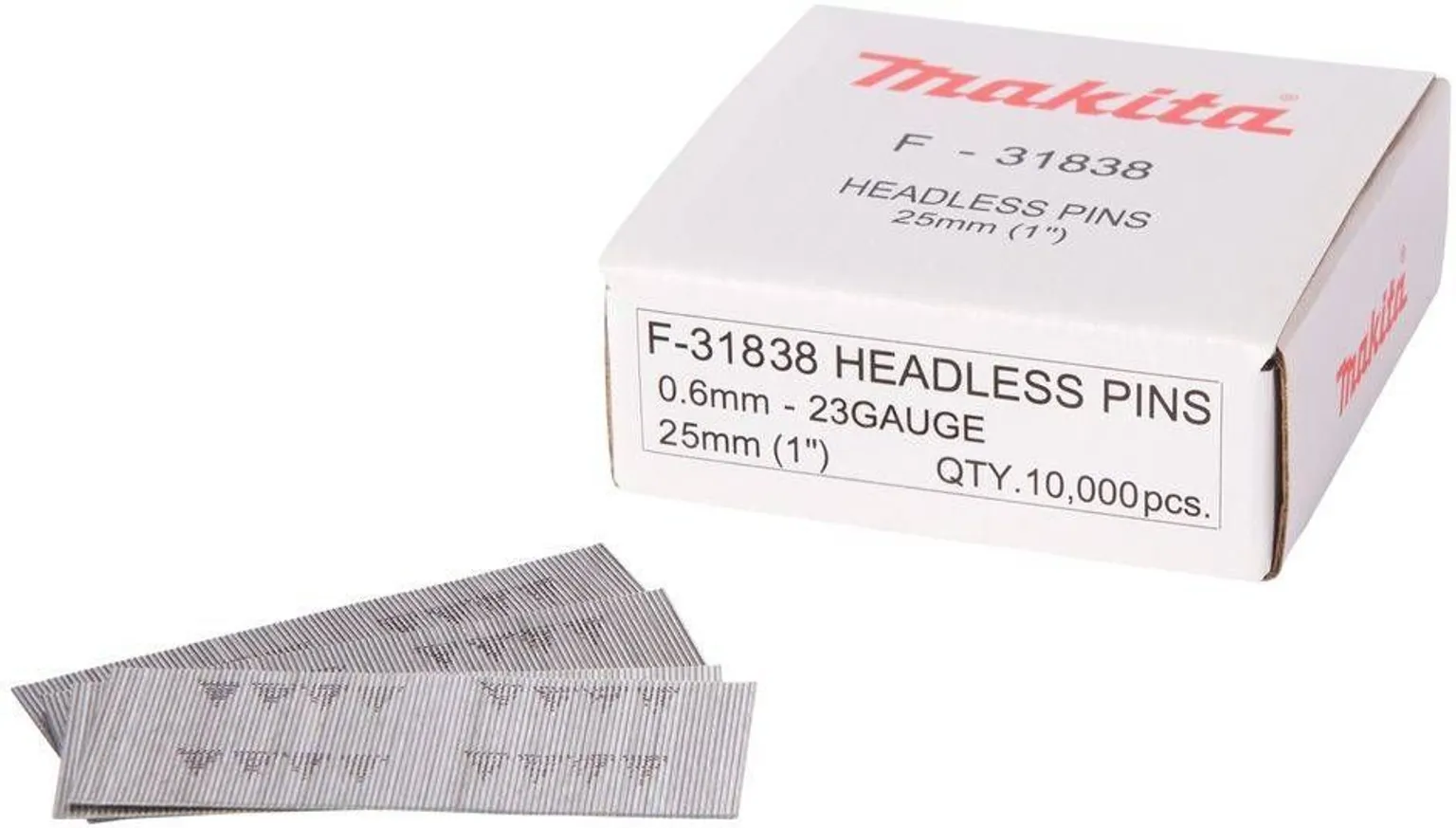 NAELAD MAKITA PIN 0,6X25MM 23GA TERAS 10000 TK. DPT353, PT354