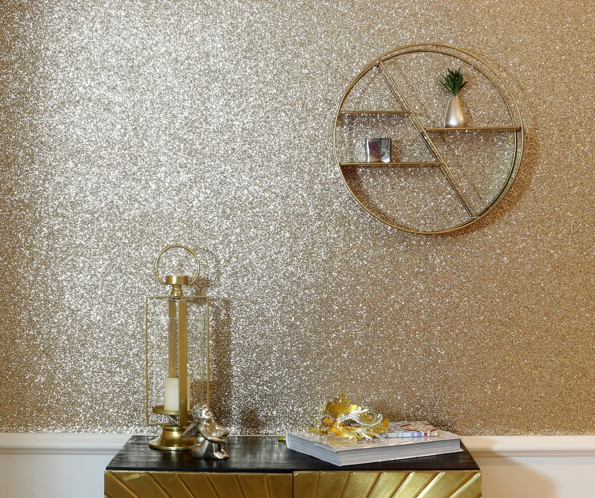 TAPEET ARTHOUSE GLITTER GOLD 0,53X6M