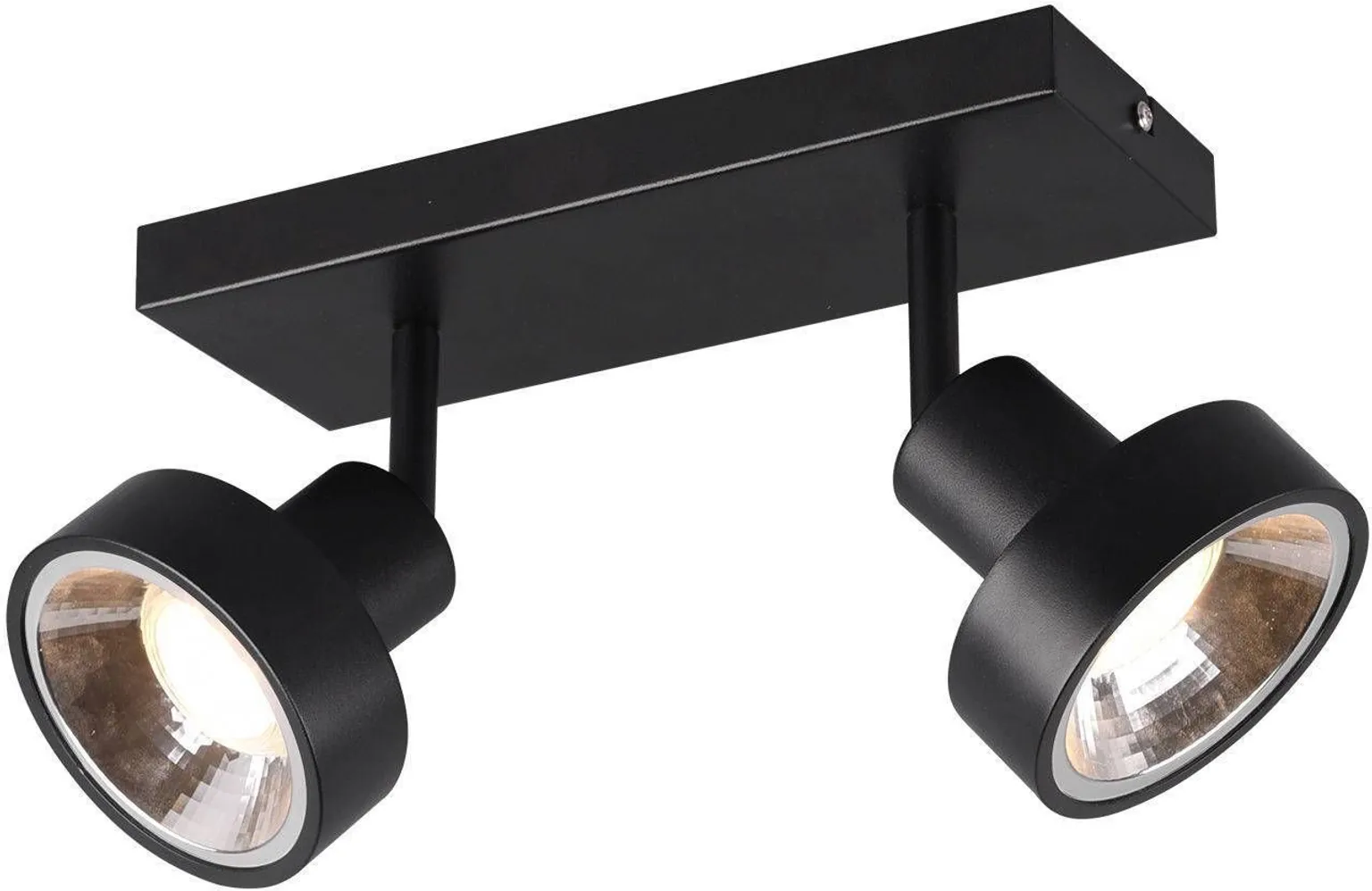 KOHTVALGUSTI TRIO LEON 2X35W GU10 MATT MUST