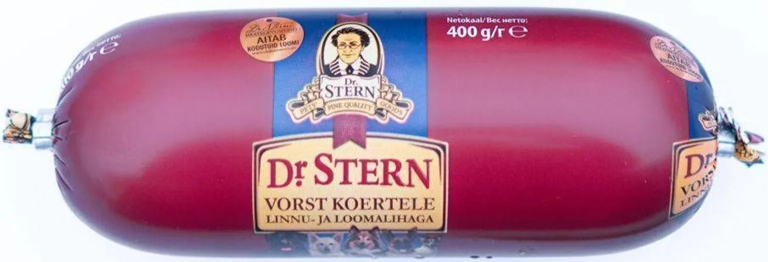 LEMMIKLOOMA KOERAVORST DR.STERN LINNU JA LOOMALIHAST 400G