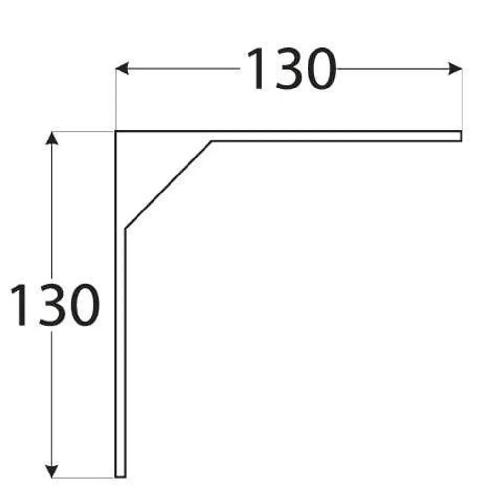 KRONSTEIN VELANO TERASEST VALGE 130X130MM