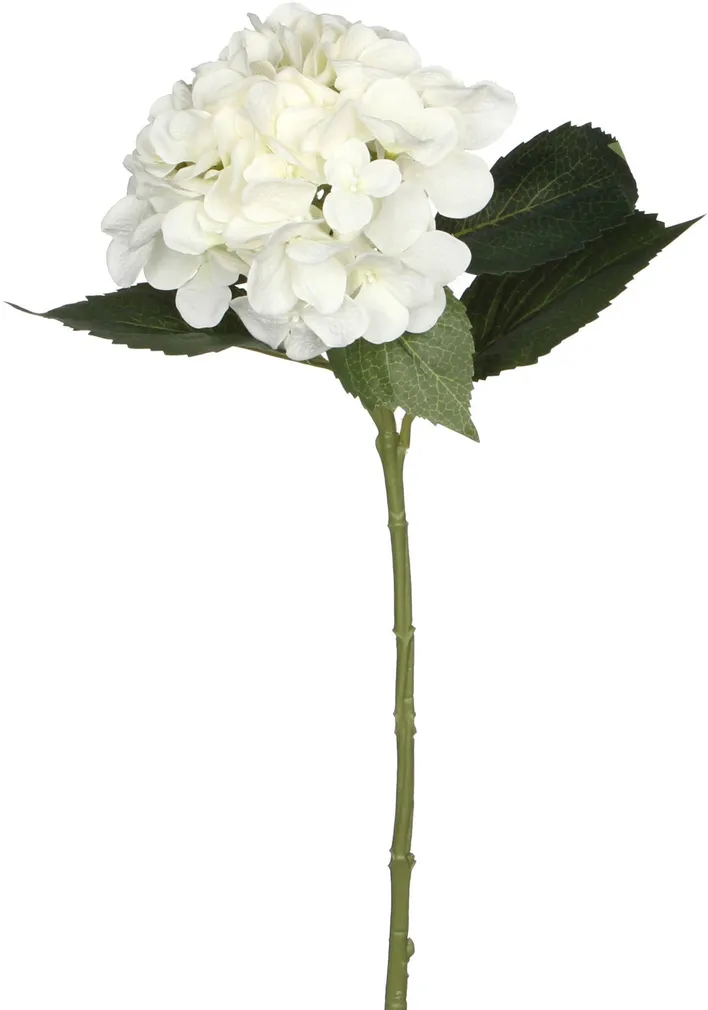 KUNSTLILL MICA DECORATIONS HORTENSIA VALGE 51CM
