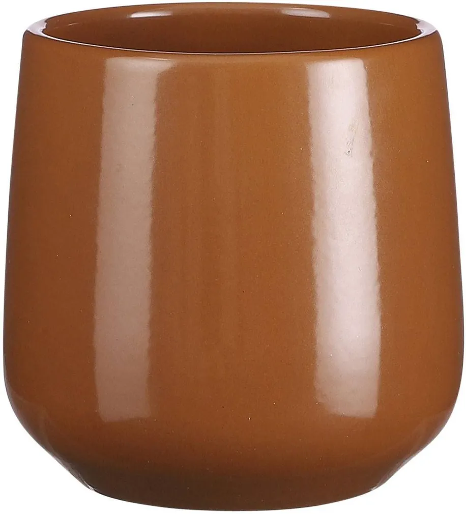 ÜMBRISPOTT MICA DECORATIONS AMBER PRUUN 11,5X12CM