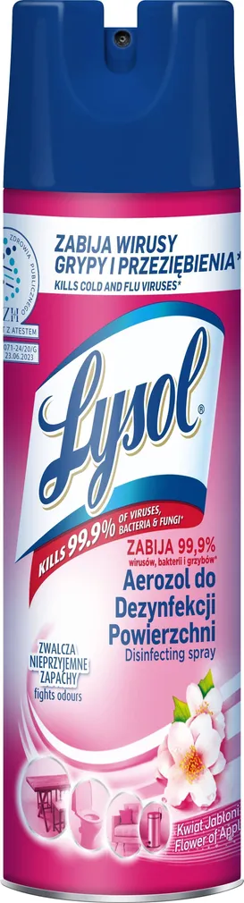DESINFITSEERIV SPRAY PINDADELE LYSOL APPLE TREE 400 ML