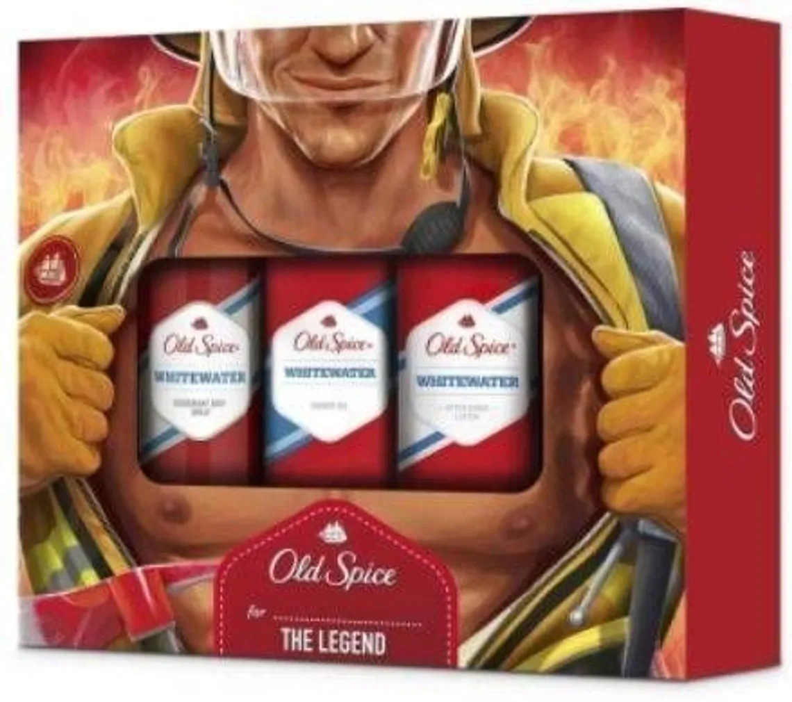 KINKEKOMPLEKT OLD SPICE WHITEWATER NÄOVESI+DUŠIGEEL+SPRAY
