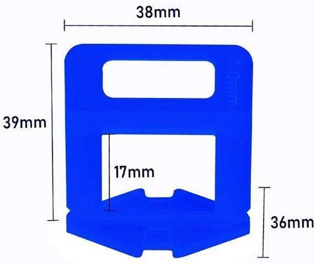 PLAATIMISANKUR 1MM 3-15MM 100 TK PAKIS