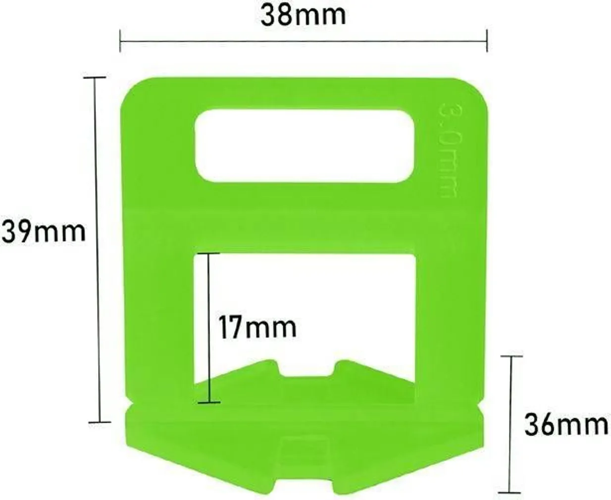 PLAATIMISANKUR 3MM 3-15MM 100 TK PAKIS 