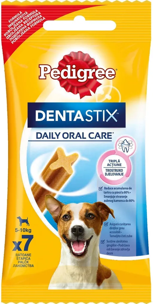 LEMMIKLOOMA NÄRIMISPULK PEDIGREE DENTASTIX VÄIKESTELE KOERTELE 7TK PAKIS