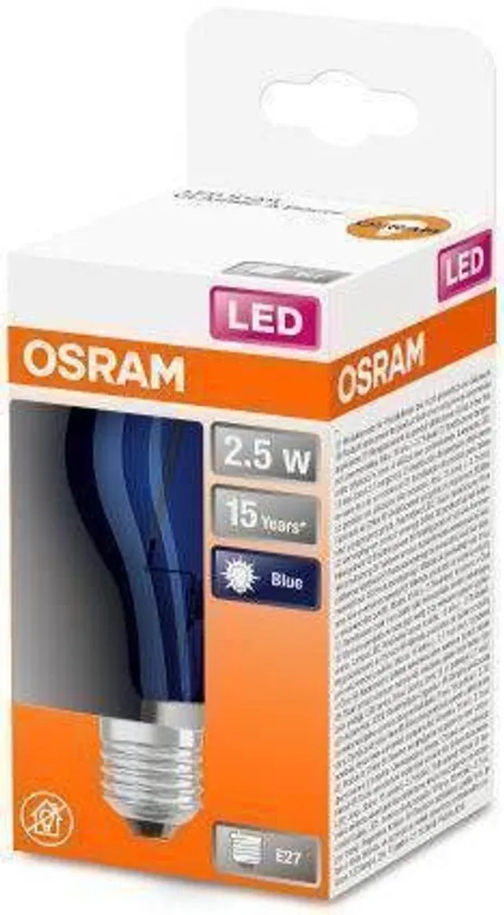 LED LAMP OSRAM 2,5W E27 A60 3000K 10LM SININE 