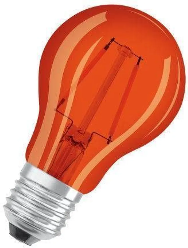LED LAMP OSRAM 2,5W E27 A60 1500K 160LM ORANŽ 