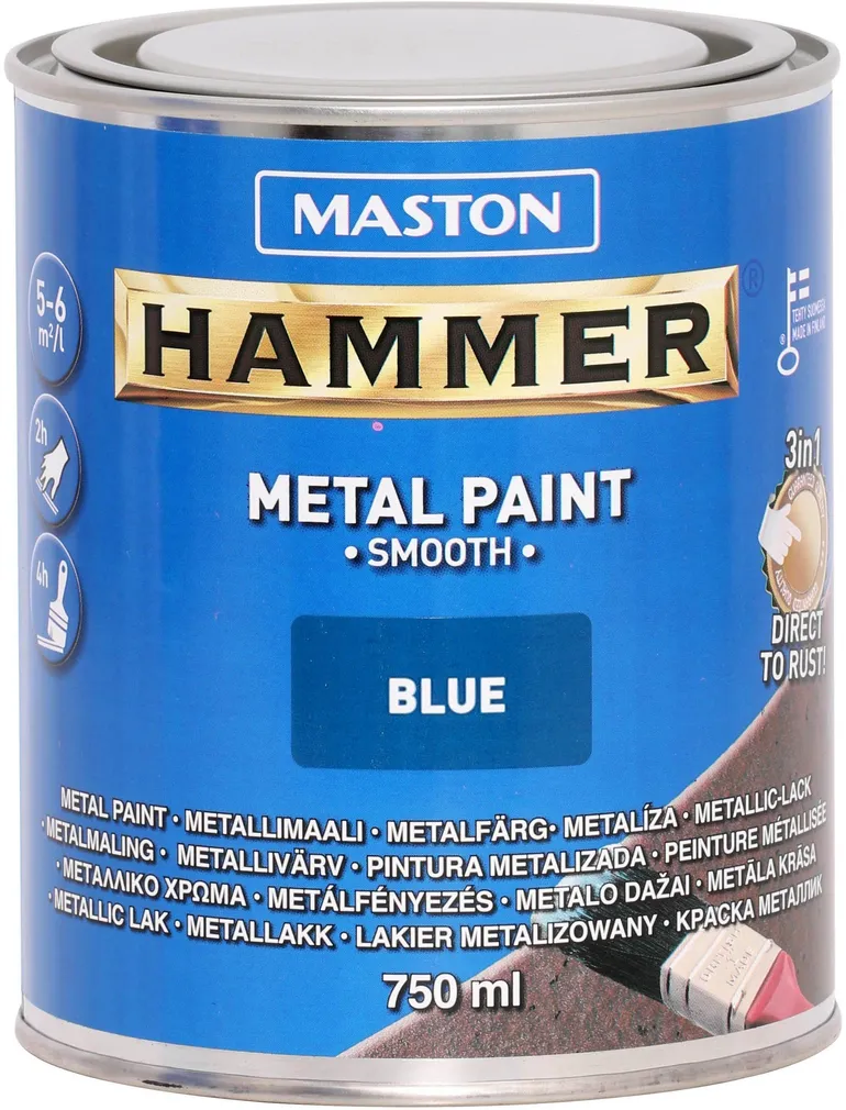 METALLIVÄRV MASTON HAMMER 750ML SILE SININE