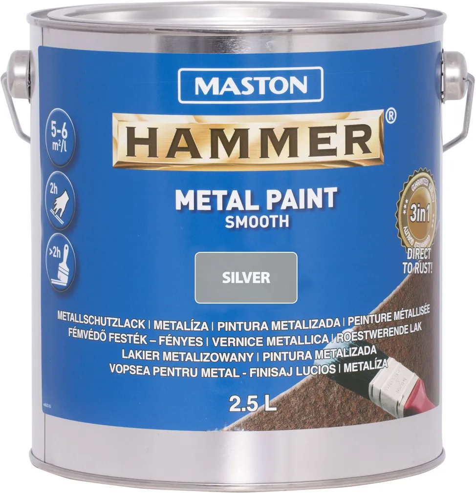 METALLIVÄRV MASTON HAMMER 2,5L SILE HÕBE