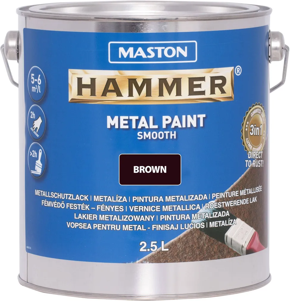 METALLIVÄRV MASTON HAMMER 2,5L SILE PRUUN
