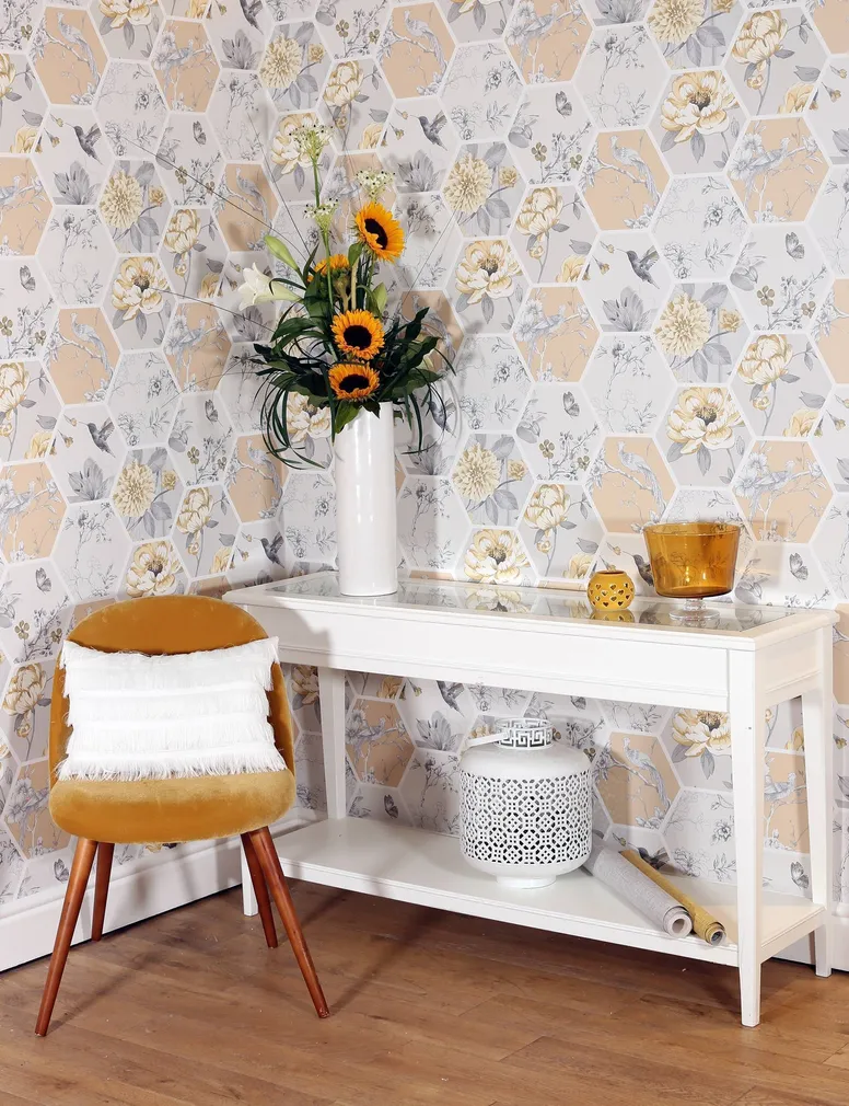 TAPEET ARTHOUSE CHINOISE DECOUPAGE OCHRE