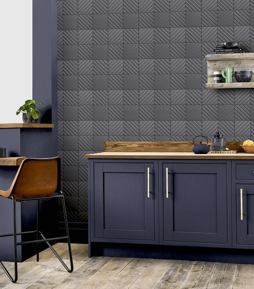 TAPEET ARTHOUSE HOTEL TILE GUNMETAL