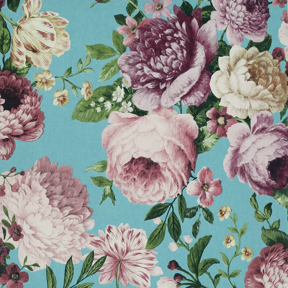 TAPEET ARTHOUSE TAPESTRY FLORAL TEAL/PINK