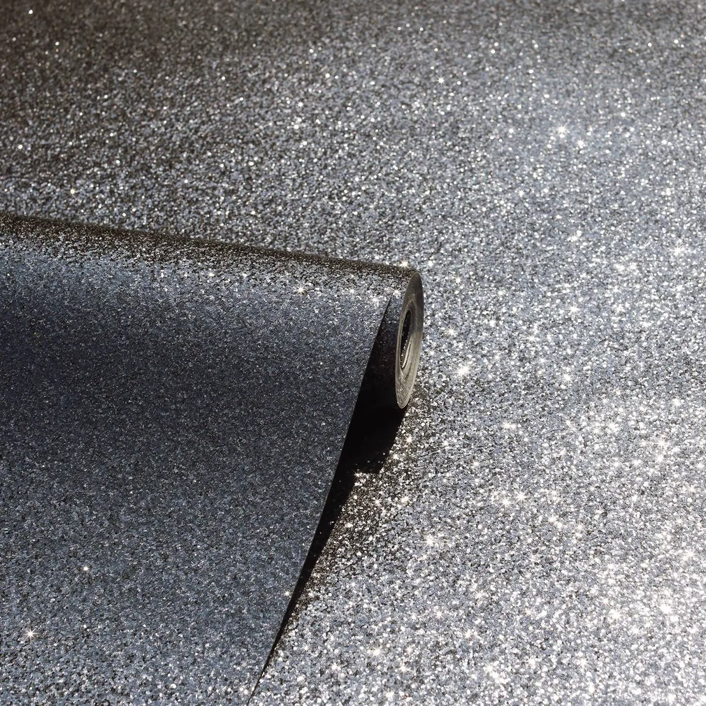 TAPEET ARTHOUSE GLITTER GUNMETAL 0,53X6M