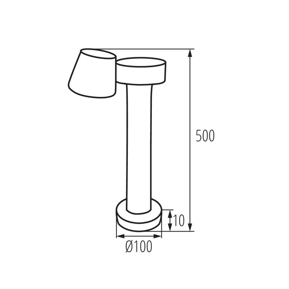 AIAVALGUSTI KANLUX DROMI LED 7W 350LM 4000K IP54 POST 50