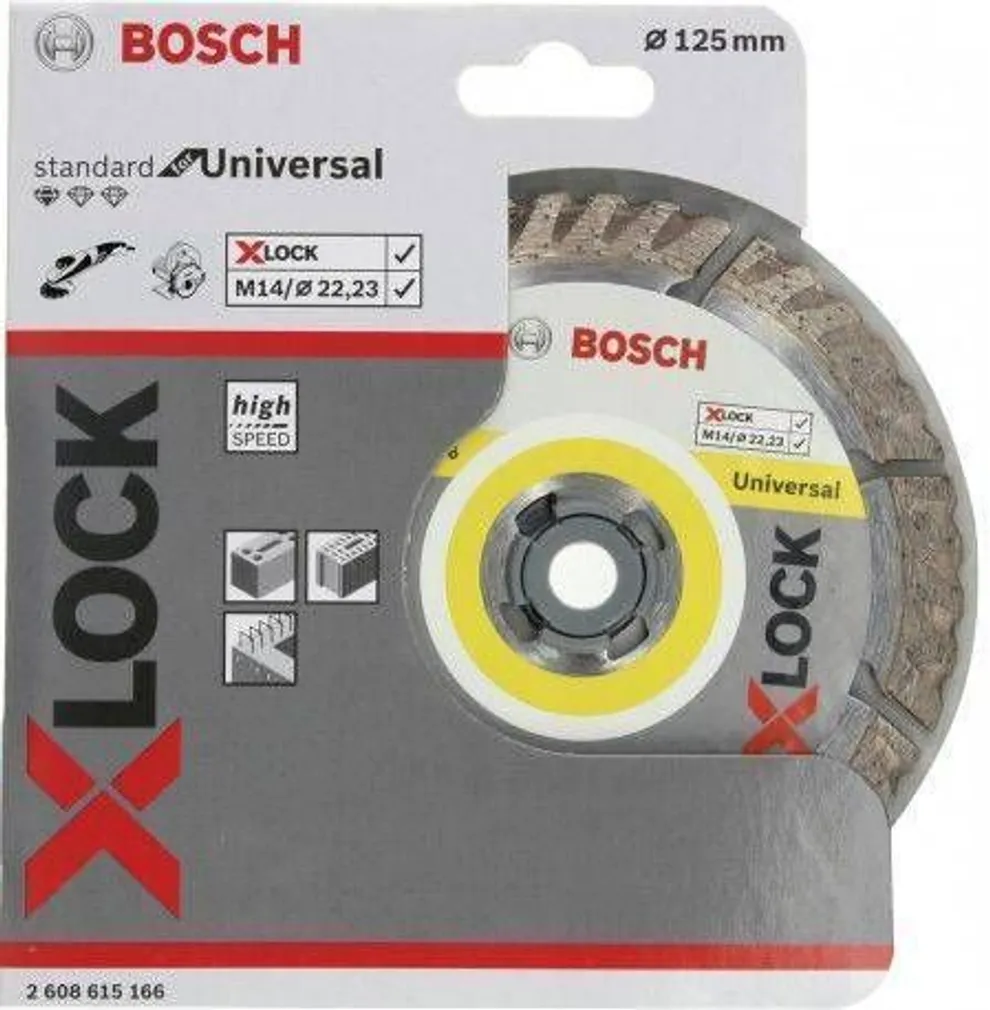 TEEMANTKETAS BOSCH X-LOCK STANDARD UNIVERSAL 125MM