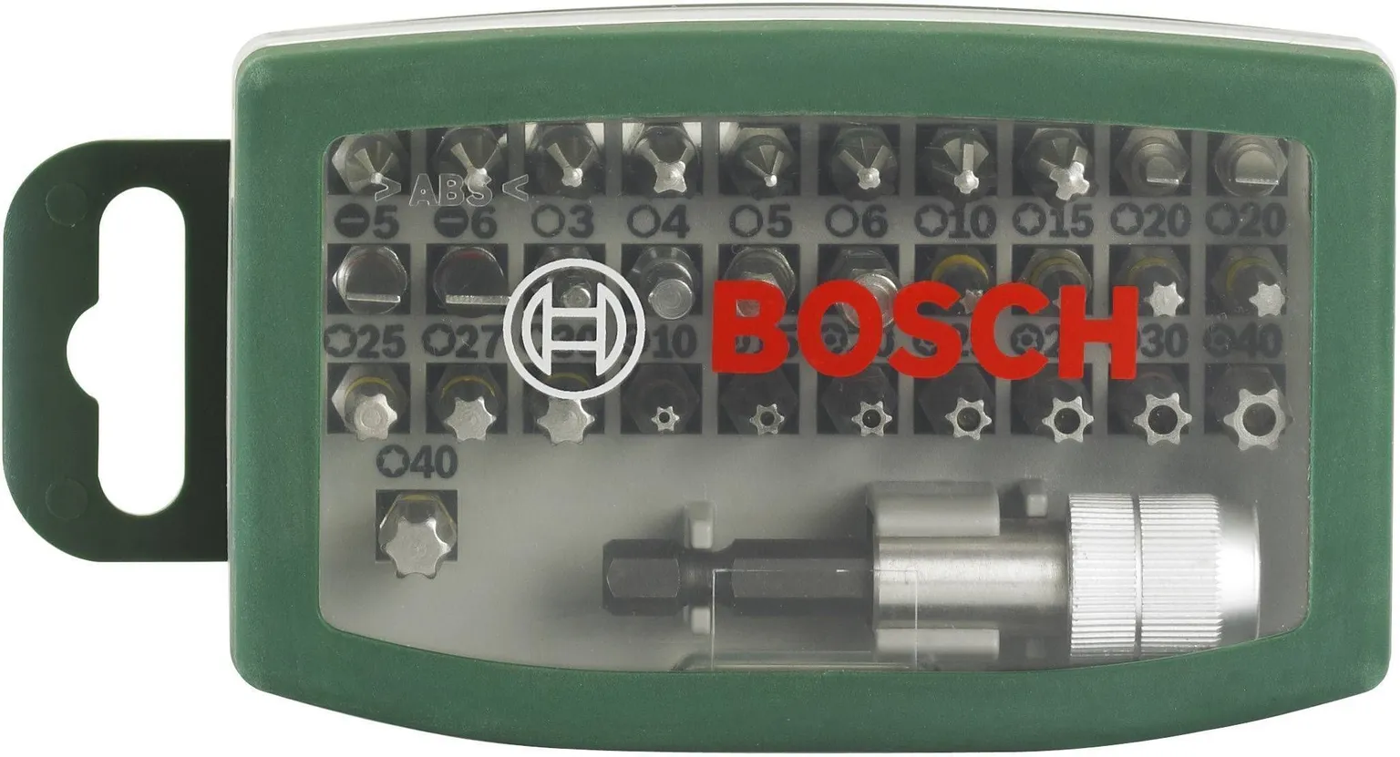 OTSIKUTE KOMPLEKT BOSCH 32-OSA VÄRVIKOODIGA