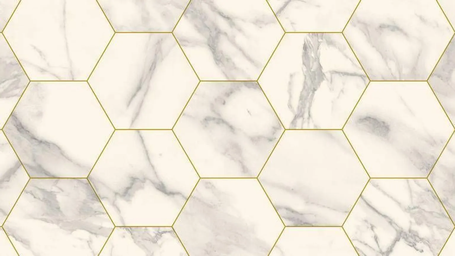 PVC KATE 2M ICONIK 260D MARBLE BIANCO HEXA GOLD
