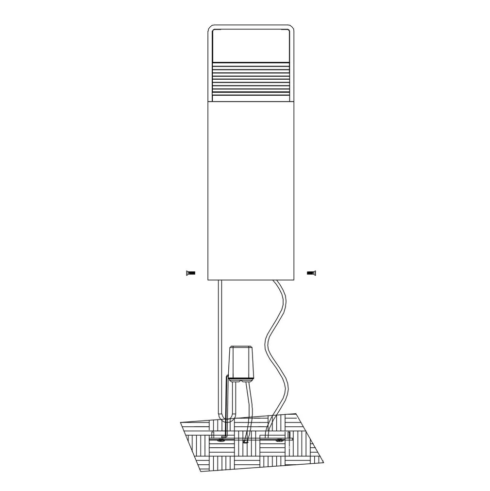AIAVALGUSTI EGLO DONINNI1 6W 550LM 3000K IP44 POST 400MM