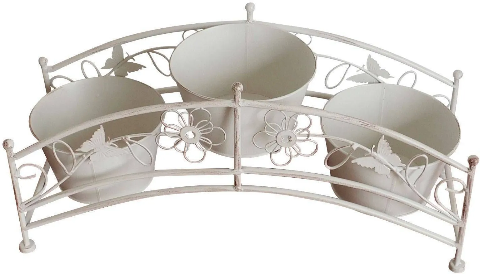 LILLEPOSTAMENT CHIC GARDEN 60X20X30CM VALGE
