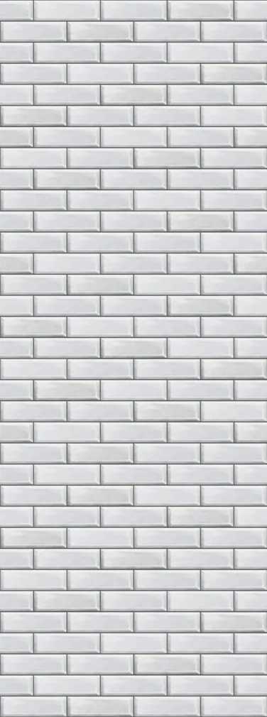 SEINAPANEEL VILO PVC 250X2650MM WHITE BRICK 2,65M² PAKIS