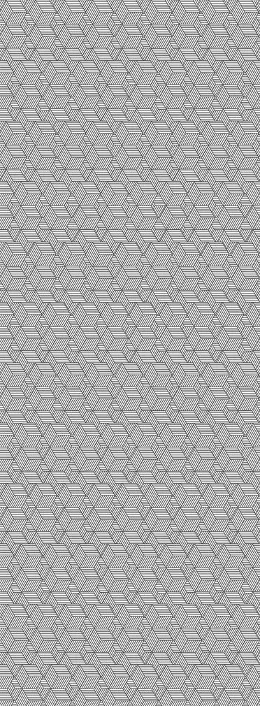 SEINAPANEEL VILO PVC 330X2650MM GEO CUBES 2,62M2 PAKIS