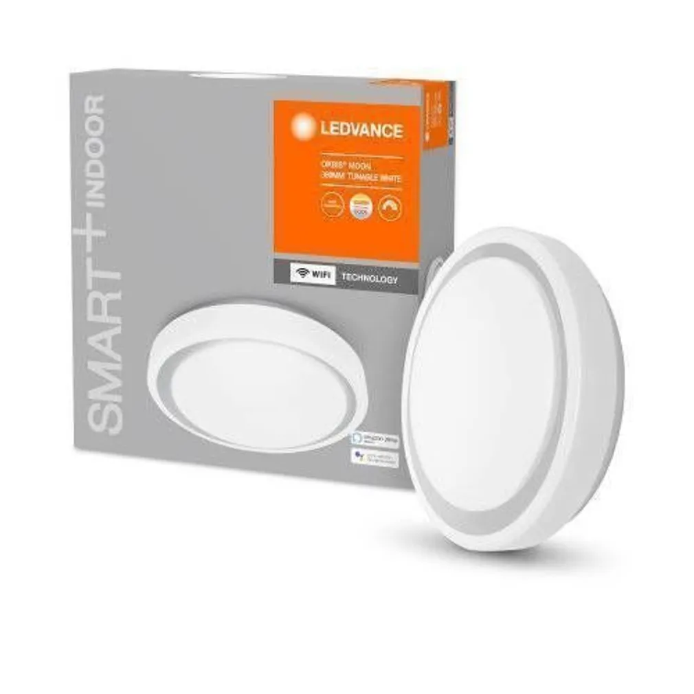 PLAFOON LEDVANCE SMART WIFI ORBIS MOON RD 380 TW GR IP20