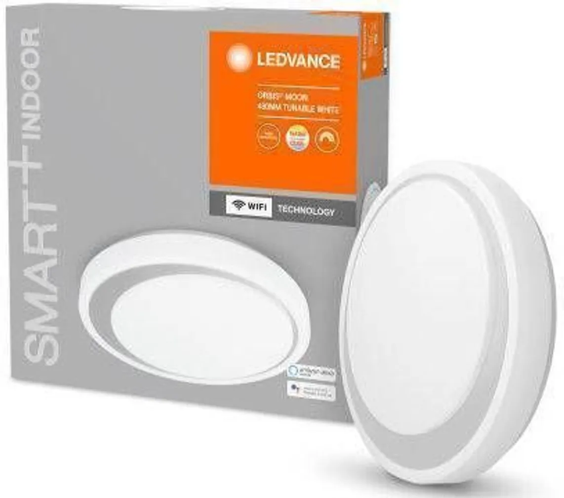 PLAFOON LEDVANCE SMART WIFI ORBIS MOON RD 480 TW GR IP20