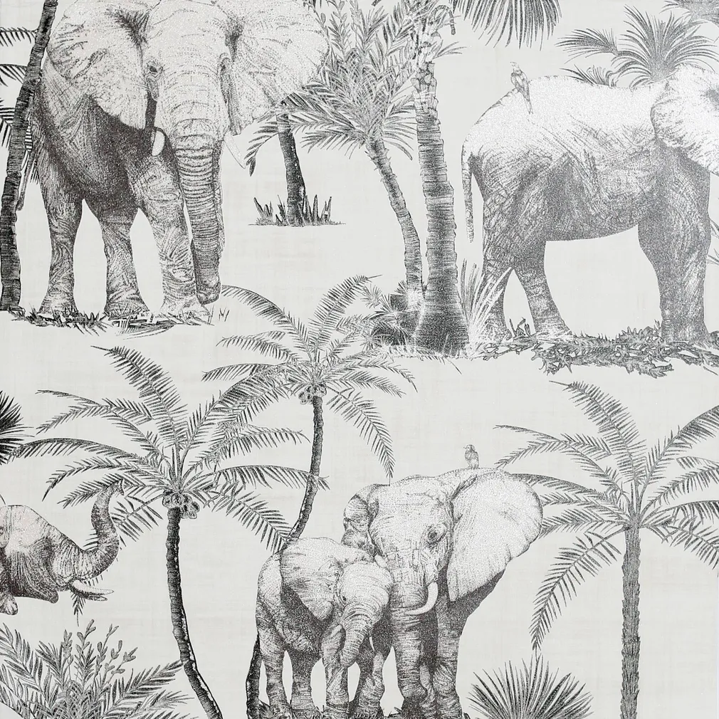 TAPEET ISELIIMUV ARTHOUSE P&S ELEPHANT GROVE CHARC 0,53X6M