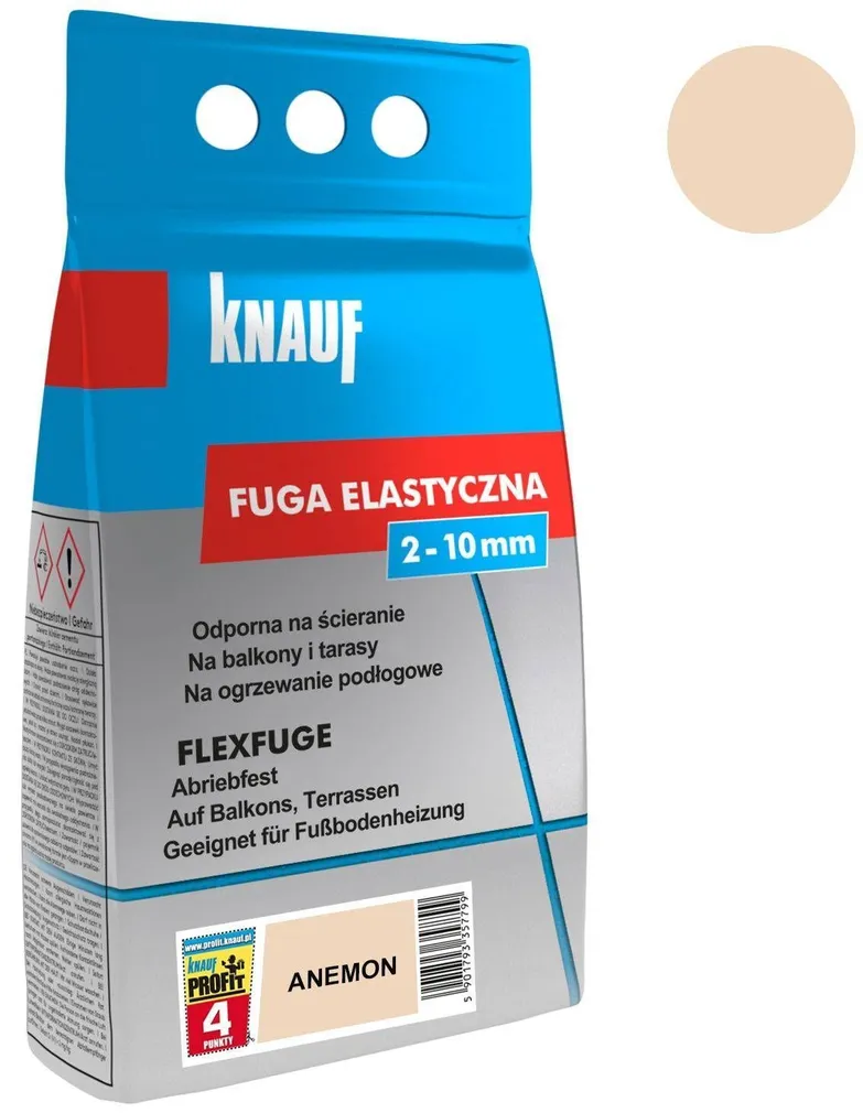 VUUGITÄIDE KNAUF FLEXFUGE ANEMONE 4KG 