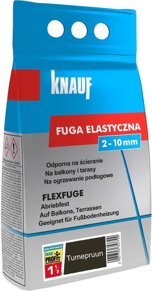 VUUGITÄIDE KNAUF FLEXFUGE DUNKELBRAUN 1,5KG