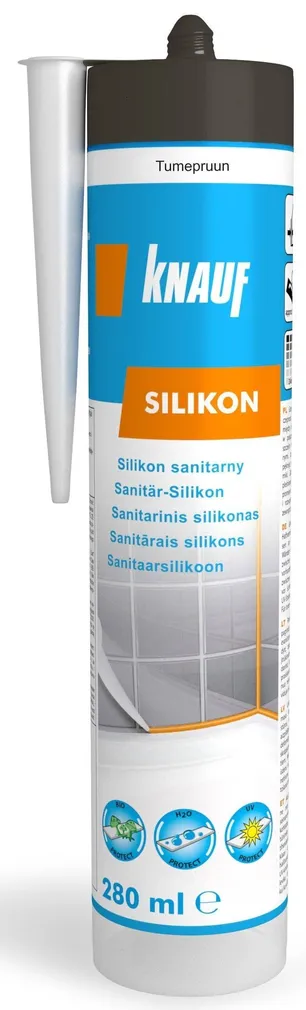 SANITAARSILIKOON KNAUF DUNKELBRAUN 280ML