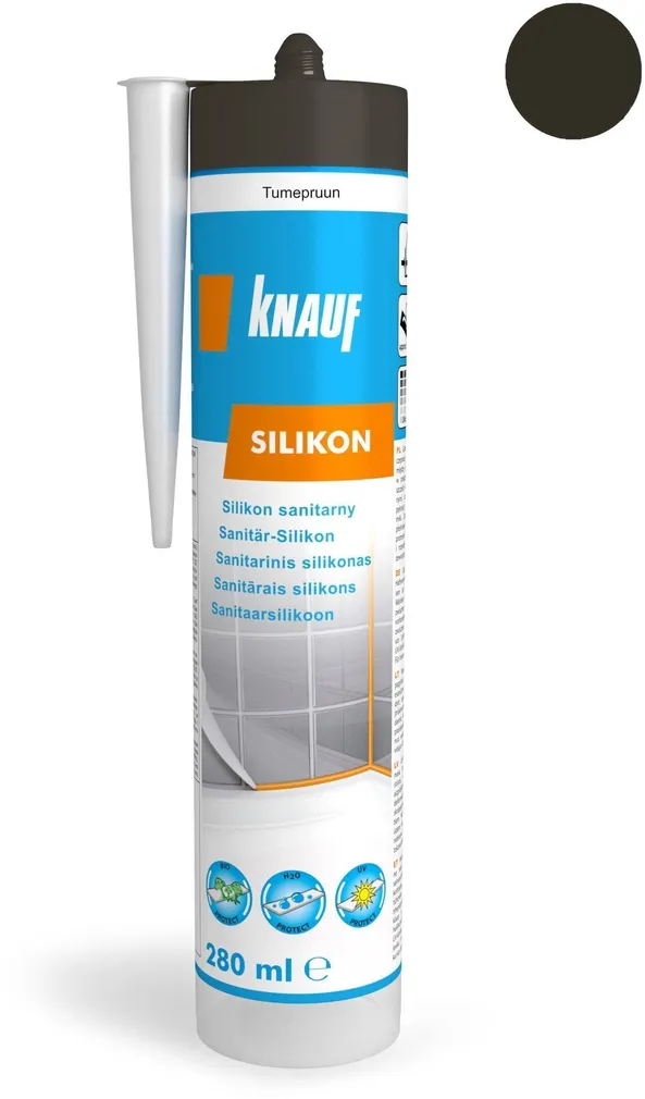 SANITAARSILIKOON KNAUF DUNKELBRAUN 280ML