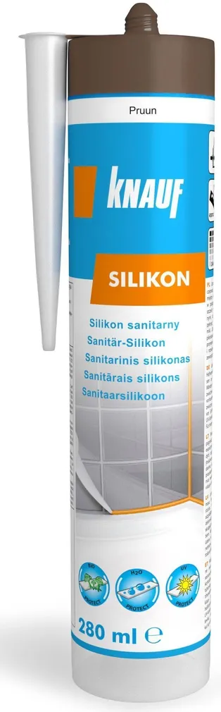 SANITAARSILIKOON KNAUF BRAUN 280ML