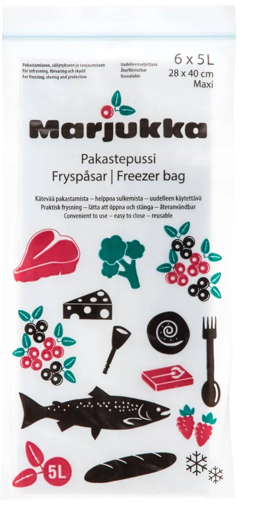 KÜLMUTUSKOTT TAASSULETAV MARJUKKA MAXI 5L, 6TK PAKIS
