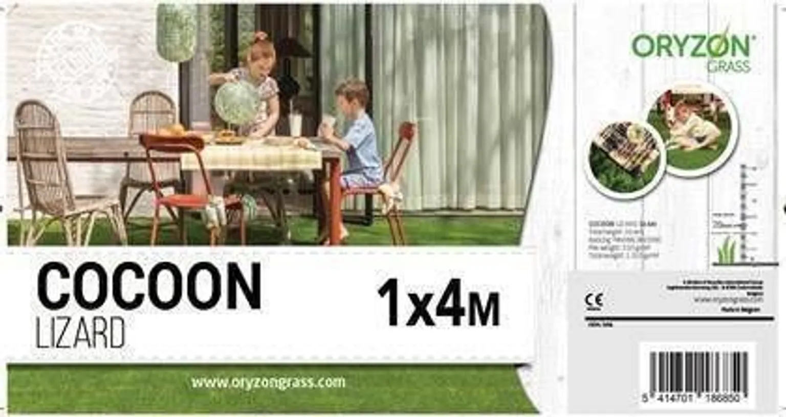 KUNSTMURU ORYZON COCOON° MAR LIZARD 1X4M 