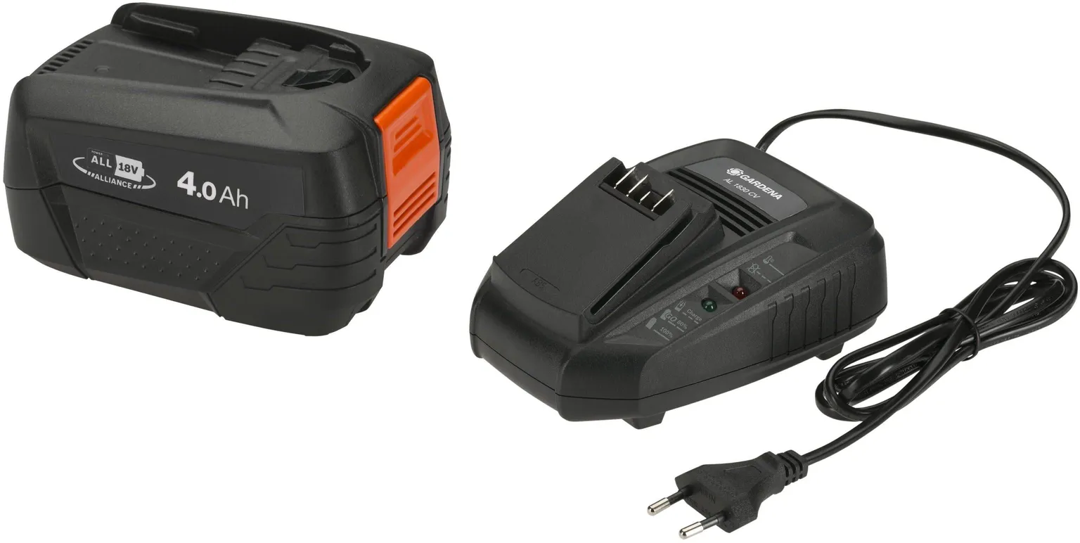 STARDIKOMPLEKT GARDENA 18V/72 4,0AH + AL1830 LAADIJA