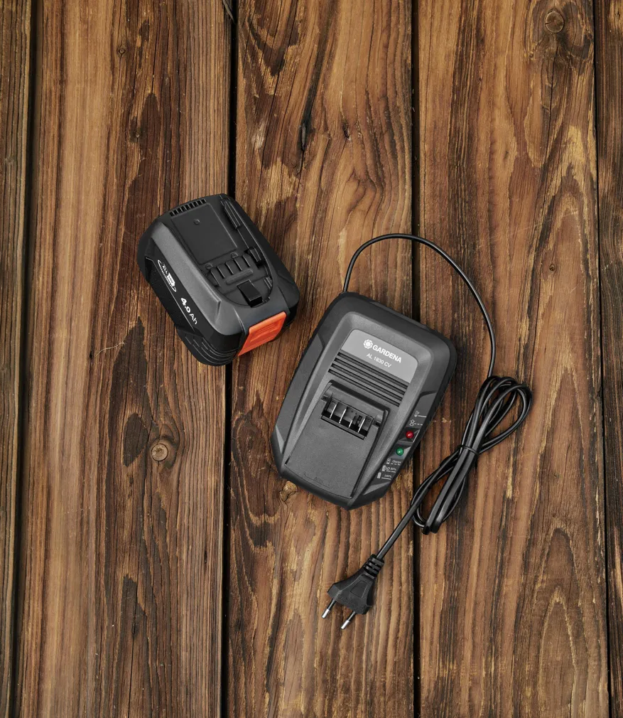 STARDIKOMPLEKT GARDENA 18V/72 4,0AH + AL1830 LAADIJA