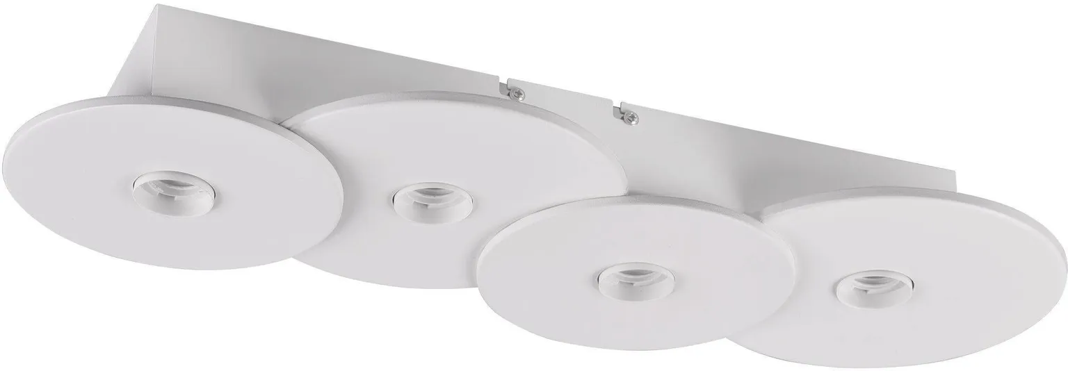 LAELAMP TRIO DISCUS 4XE27 VALGE