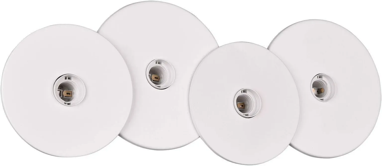LAELAMP TRIO DISCUS 4XE27 VALGE